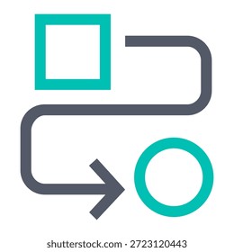 illustration of a icon migrate