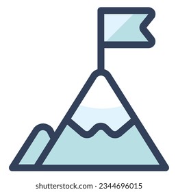 illustration of a icon milestones 