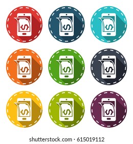 illustration icon for mobile payments