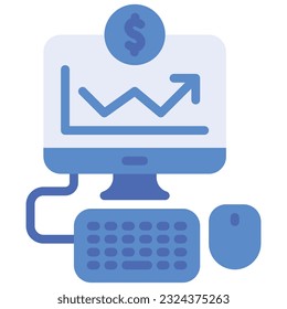 illustration of a icon  monitor 