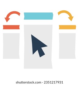 illustration of a icon most active