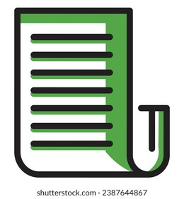 illustration of a icon newspaper