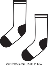 illustration of the icon for one pair of socks