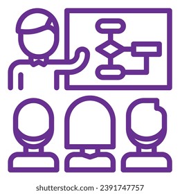 ilustración de un icono optimizar proyectos y equipos