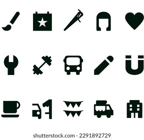 Illustration icon pack vector art