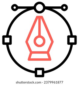 Illustration einer Symbolfarbe