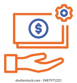 illustration of a icon payroll