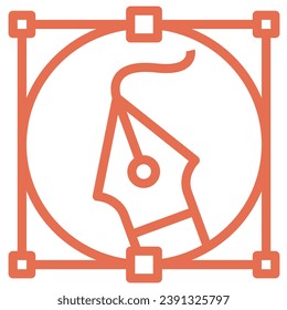 Illustration eines Symbolstifts