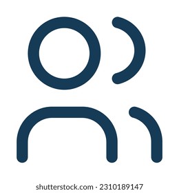 illustration of a icon people