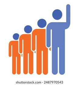 illustration of a icon people