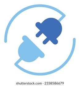 ilustración de una plataforma de iconos 