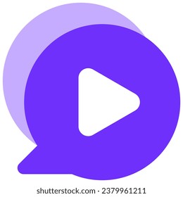 illustration of a icon play