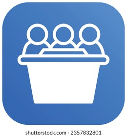 illustration of a icon presentation