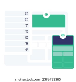 illustration of a icon preview