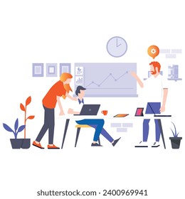 illustration of a icon product analyze