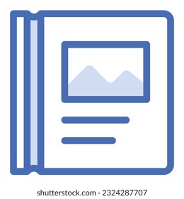 ilustración de una administración de proyecto de icono 