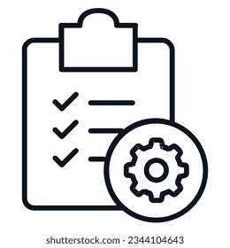 illustration of a icon project management 