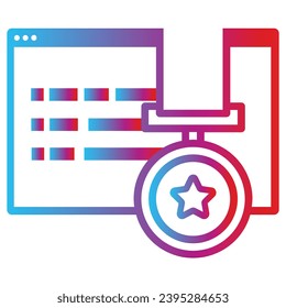 illustration of a icon quality 