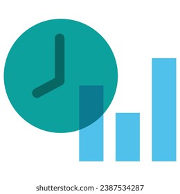 illustration of a icon realtime report