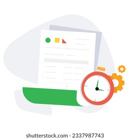illustration of a icon remind customers 