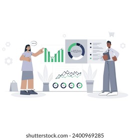 Illustration eines Symbolberichtes