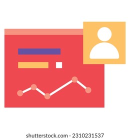 illustration of a icon  reporting support 