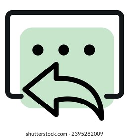 illustration of a icon response