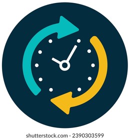 illustration of a icon restore point in time