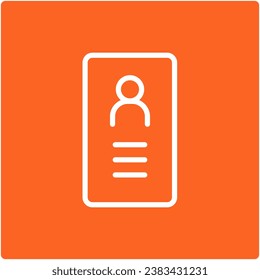 illustration of a icon resume 