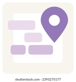 illustration of a icon roadmap 