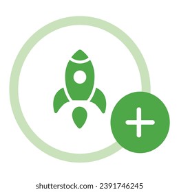 illustration of a icon rocket