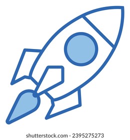 Illustration einer Symbolrakete