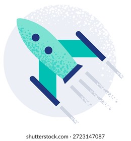 illustration of a icon rocket