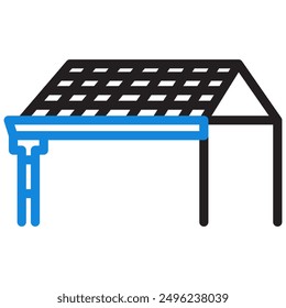 illustration of a icon roofing