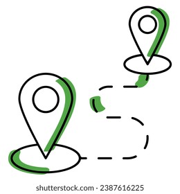 illustration of a icon router