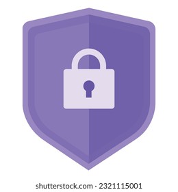 illustration of a icon safety lock 