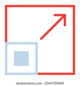 illustration of a icon scale 