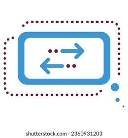 illustration of a icon scale numbers 