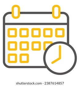 ilustración de una programación de iconos