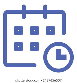 ilustración de una programación de iconos
