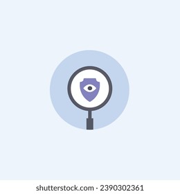 illustration of a icon security research