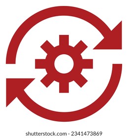 illustration of a icon settings change 