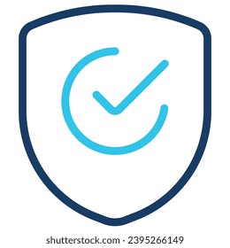 illustration of a icon shield check