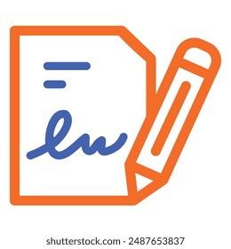 ilustración de un signo de icono