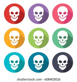 illustration icon for skull