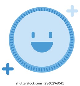 illustration of a icon smile 