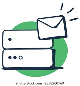 illustration of a icon smtp 