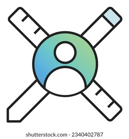illustration of a icon solution architect 