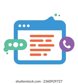 illustration of a icon solutions