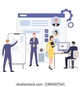 illustration of a icon solutions